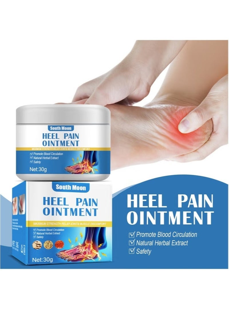 ساوث مون مرهم عشبي 30 جرام لآلام الكعب - لتخفيف الروماتيزم والتهاب المفاصل والالتواءات والنتوءات العظمية، قطعتان - Image 2