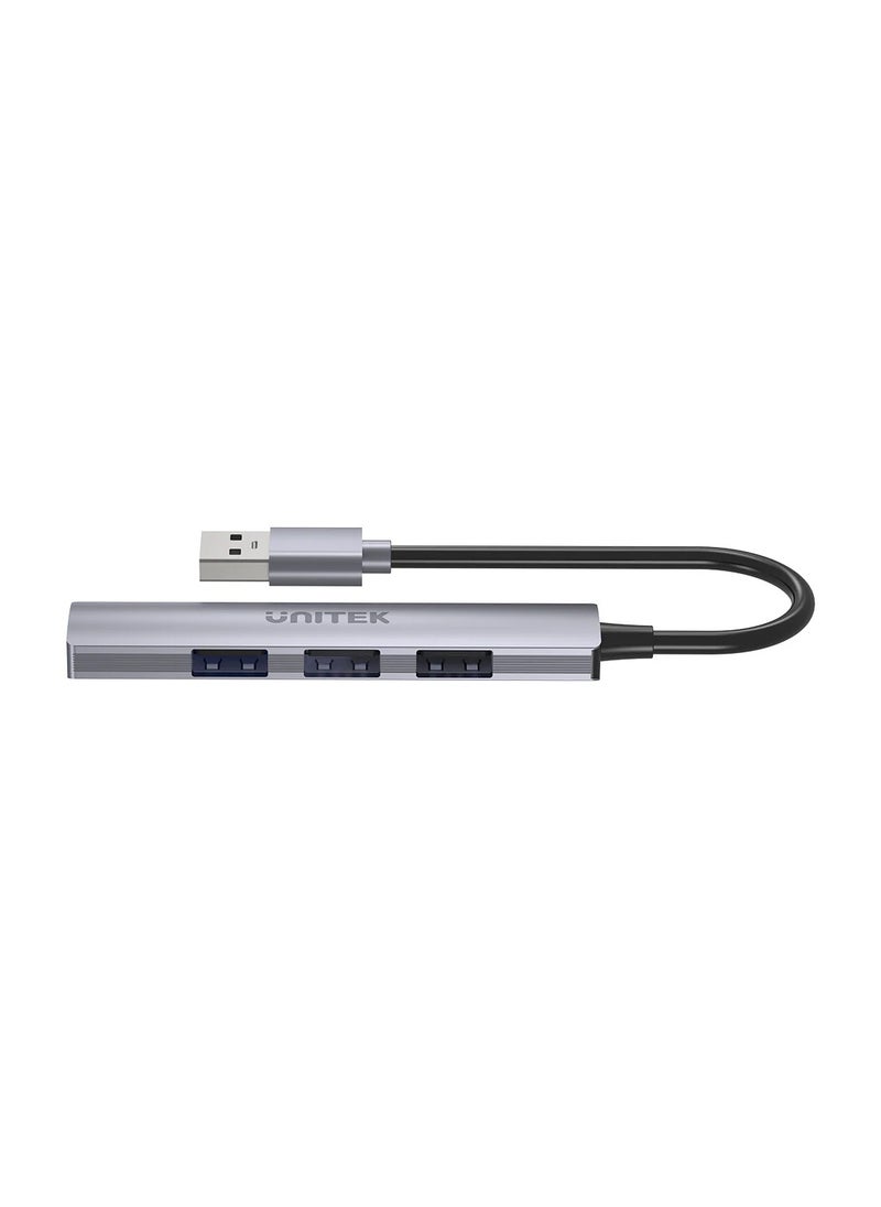 UNITEK Unitek H-1208A USB HUB, 4-in-1 USB-A,  4 Ports Powered USB 3.0 Hub ( USB-3.0 to 3*USB-2.0 / 1*USB-3.0)  - Image 2