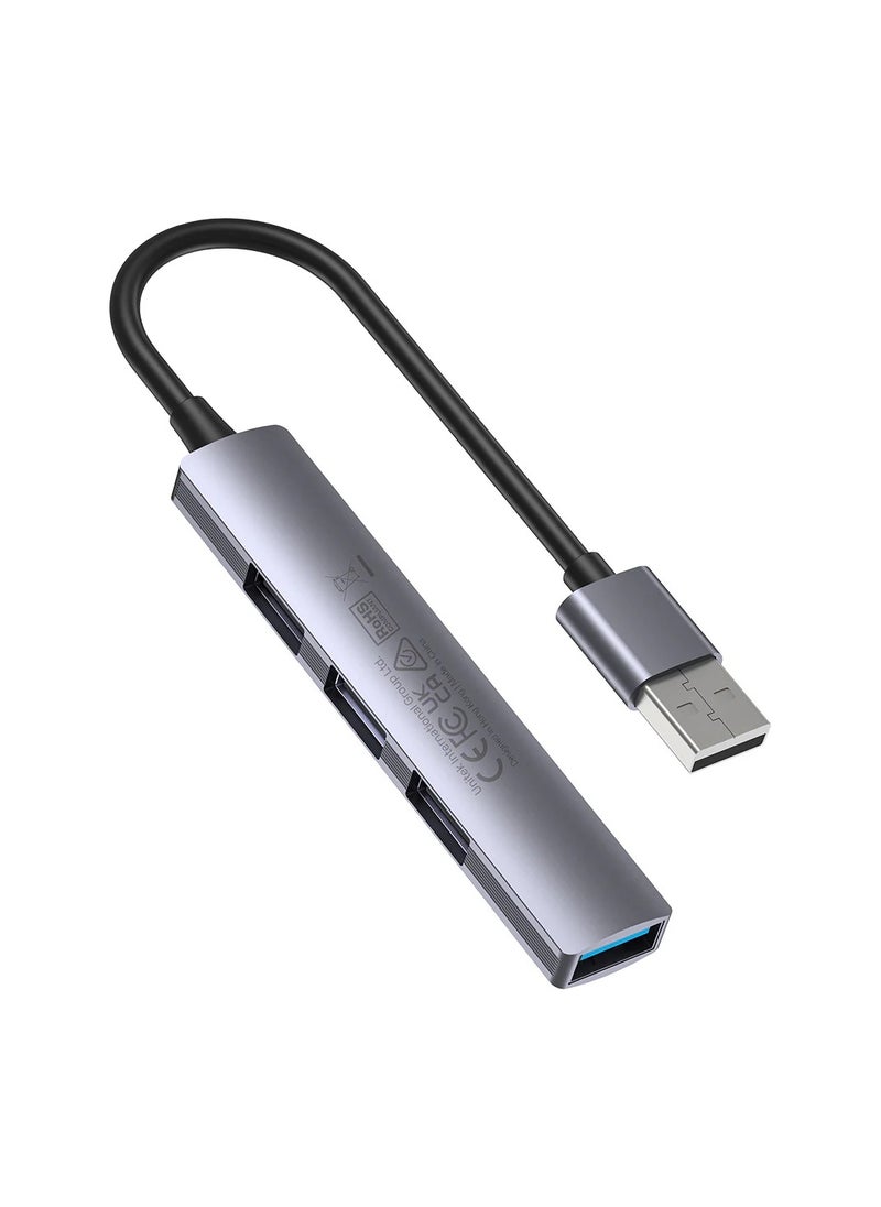 UNITEK Unitek H-1208A USB HUB, 4-in-1 USB-A,  4 Ports Powered USB 3.0 Hub ( USB-3.0 to 3*USB-2.0 / 1*USB-3.0)  - Image 3