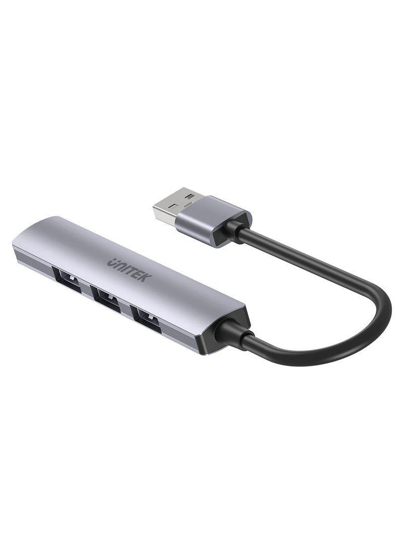 UNITEK Unitek H-1208A USB HUB, 4-in-1 USB-A,  4 Ports Powered USB 3.0 Hub ( USB-3.0 to 3*USB-2.0 / 1*USB-3.0)  - Image 5