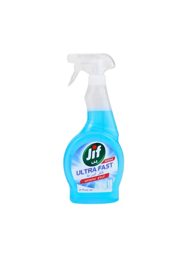 Jif Jif Ultra Fast Window Cleaning Spray For Fast and Easy Clean- 500ml  - Image 1