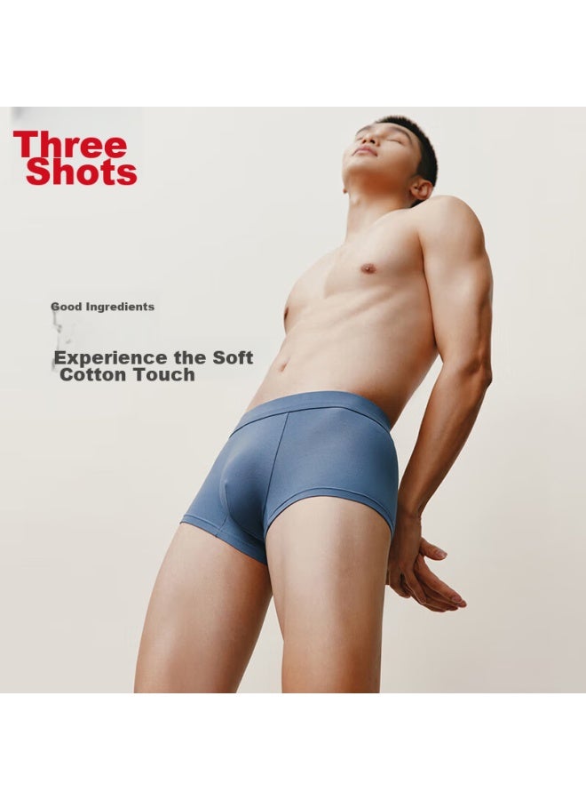 Threegun Men's Underwear, 7a Antibacterial Xinjiang Cotton, Men's Boxer Briefs, High-elastic Breathable Shorts, - Image 5