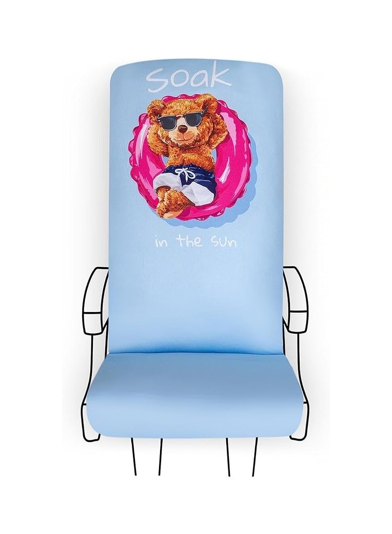 Your Shield YOUR SHIELD Re-Usable Seat Cover for Plane/Bus/Train/Cinema/Office - Premium Quality Reusable Car Seat Covers - Stylish and Practical Solution for a sanitized Trip (Soak in the Sun)  - Image 1