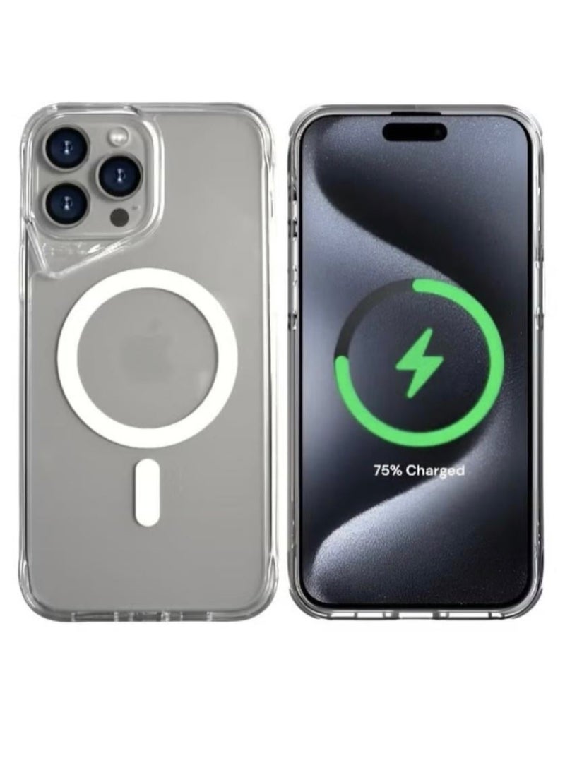 جيرفور ‎كفر حماية ماك سيف شفاف واقِ لهاتف آيفون 16 برو ماكس - Image 1