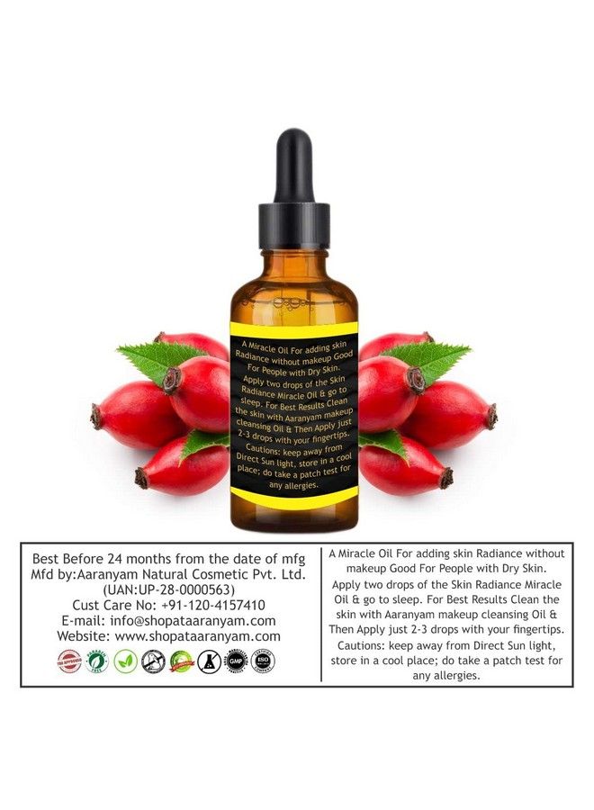 Aaranyam Miracle Oil Drop Of Glow Pre Make Up Face Serum For Women And Men30 Ml - Image 4