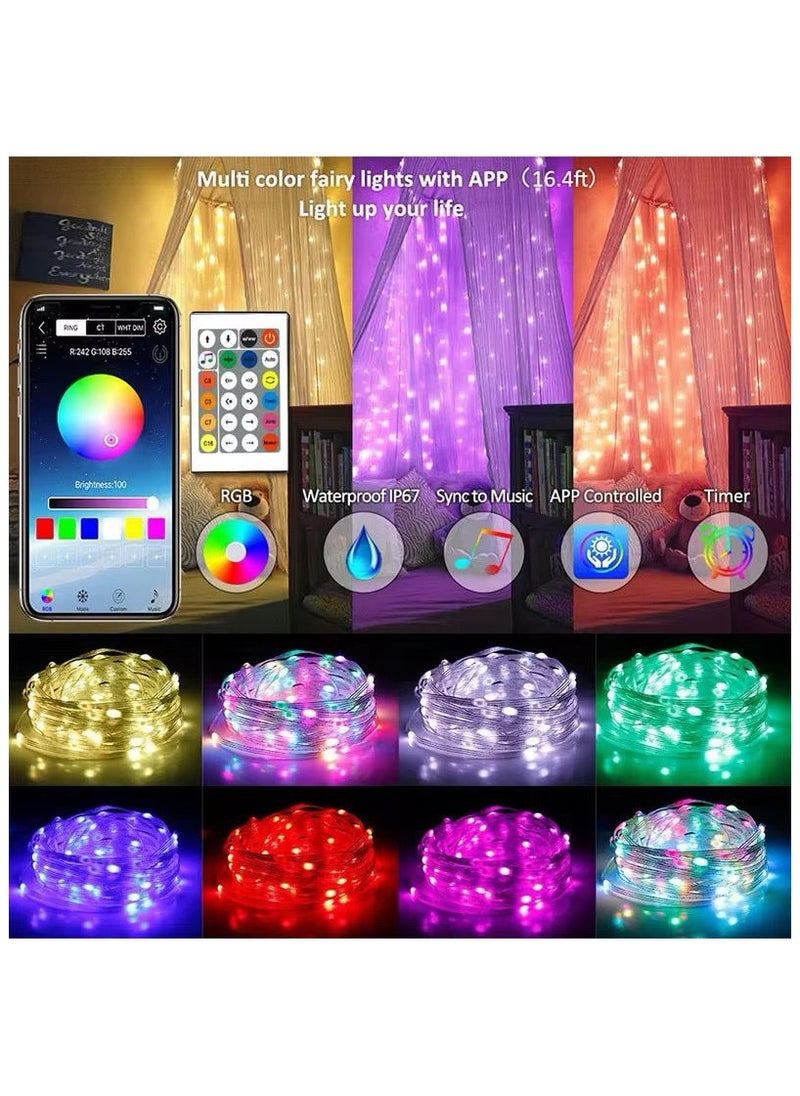 LED Strip Light, 10 Metre USB Powered, RGB Colour Changing with Remote Control, Multi-Function Decorative Lighting