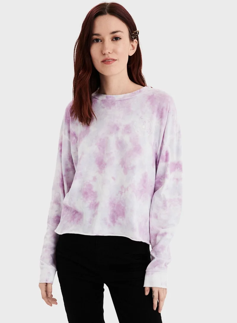 American Eagle Tie Dye Sweatshirt