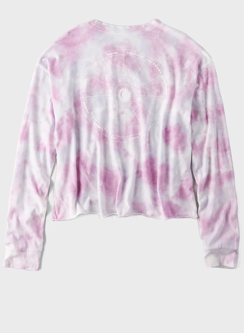 American Eagle Tie Dye Sweatshirt