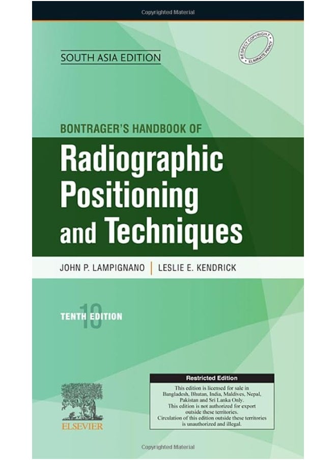 Bontrager's Handbook of Radiographic Positioning a 