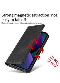 General Wallet Case for Samsung Galaxy S24/S24 Plus/S24 Ultra Flip Case, Credit Card Holder & Kickstand PU Leather Wallet Cover for Samsung S24/S24 Plus/S24 Ultra  - Image 4