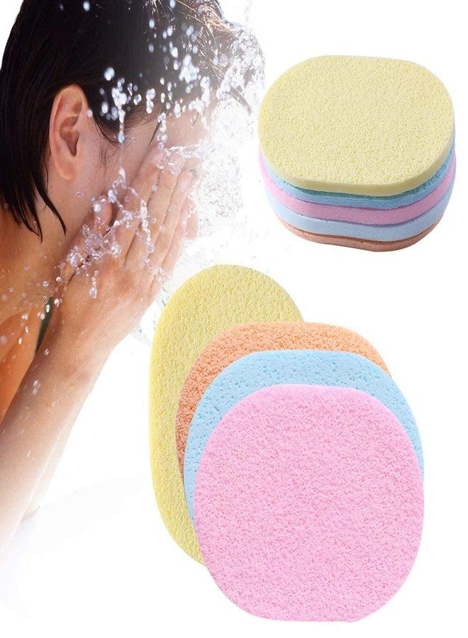 QURAX Face Cleansing Sponge Puff Makeup Washing Pad Deep Cleansing & Exfoliating Facial Sponge(Pack Of 6) - Image 1