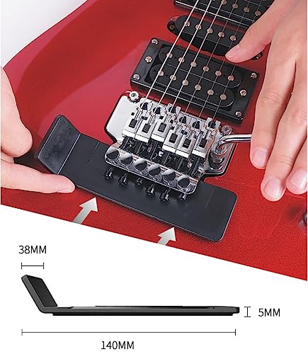 Jiayouy Guitar Floating Tremolo Bridge Shim Plastic Tremolo Block Wedge Bridge String Changing Tool for Floyd Rose Tremolo Guitar - Image 4