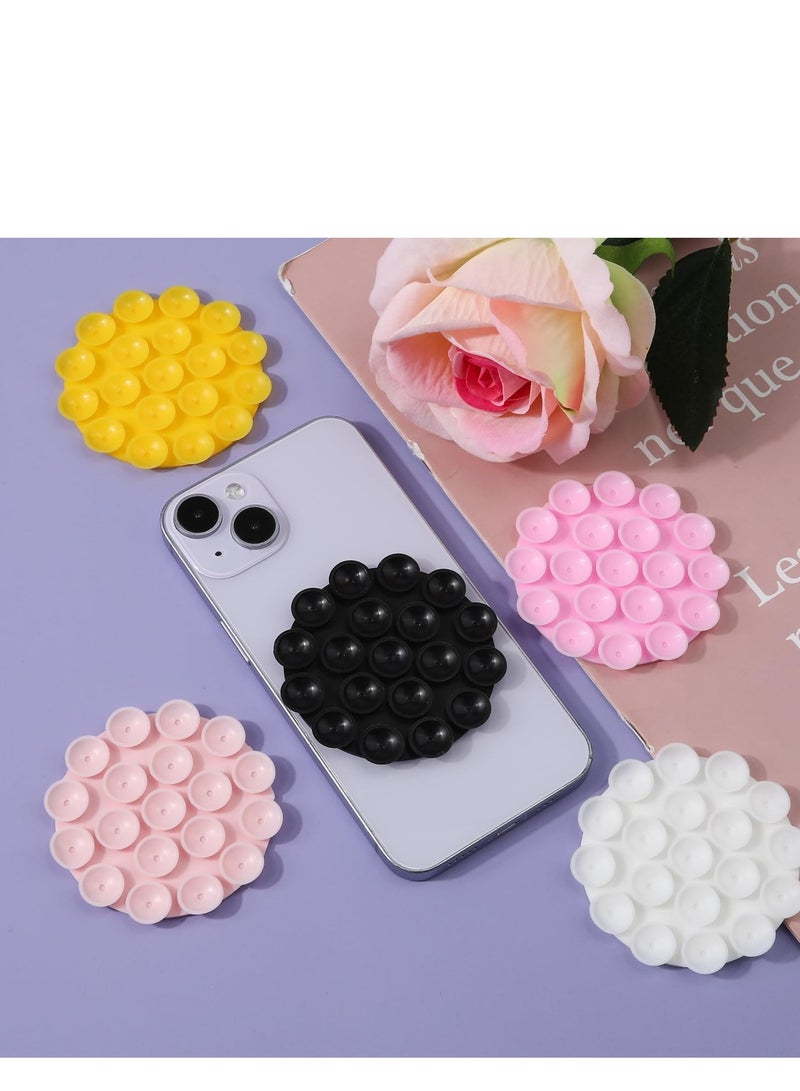 Silicone Suction Cup Phone Case Mount Double Sided, Phone Accessories Hands-Free Strong Grip Holder for Selfies and Videos, Silicon Phone Stand for iPhone and Android (Turquoise)  - Image 2