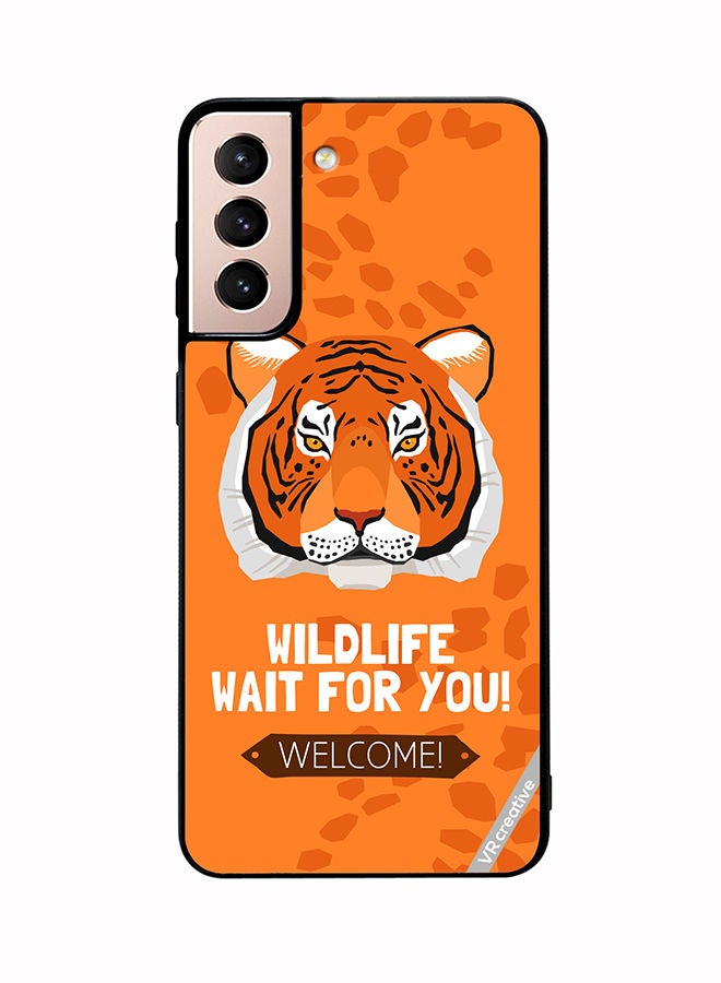 VR CREATIVE Protective Case Cover For Samsung Galaxy S21 Plus 5G Tiger For You Design Multicolour - Image 1