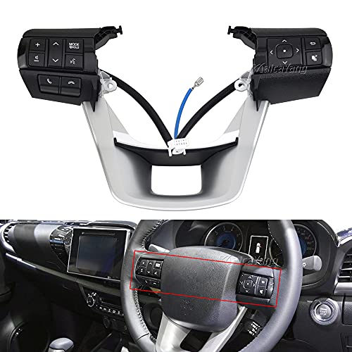Malcayang Steering Wheel Volume Sound Switch 84250-0K320 84250-0K320-C1 Right and Left Side Button Fit for Toyota Hilux Revo Rocco Fortuner 2015-2020 - Image 5