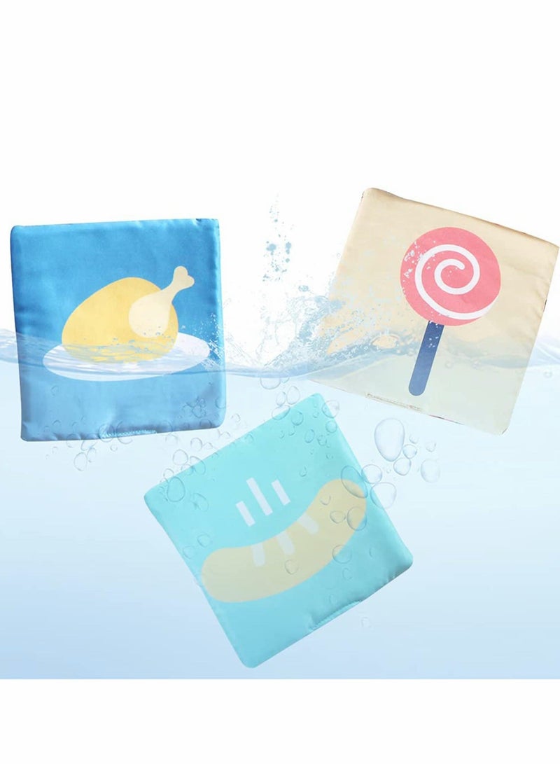 Baby Gifts Toys, Soft Cards with Cloth Storage Bag for Infants Newborn, Toddlers and Kids Learning High Contrast Cards at Home, on Airplanes, Cars or Travel Colourful (Pack of 20 Pieces) - Image 4