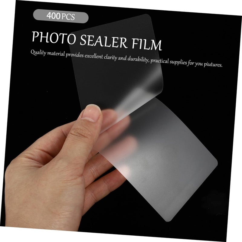 400Pcs Thermal Laminating Pouches Transparent Lamination Film for Photos Id Cards Documents Fade Resistant Protection - Image 5