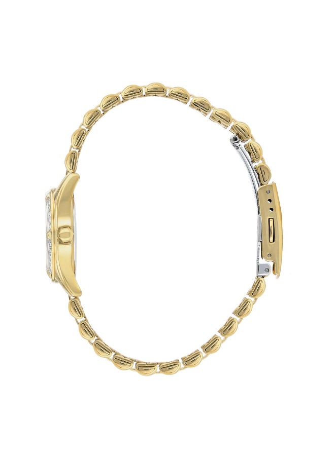CITIZEN ساعة يد ستانلس ستيل بعقارب على شكل تونيو EU6062-50D للنساء - 26 ملم  - Image 2