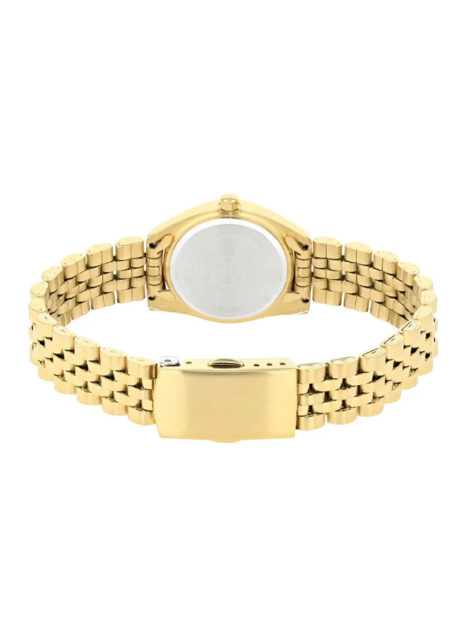 CITIZEN Women's Analog Round Shape Stainless Steel Wrist Watch EU6062-50D - 26 Mm