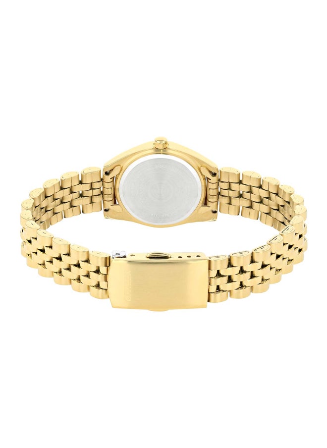 CITIZEN ساعة يد ستانلس ستيل بعقارب على شكل تونيو EU6062-50D للنساء - 26 ملم  - Image 3