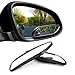 YTFRL 2 PCS Blind Spot Mirror Adjustable Wide Angle Convex Side Rearview Mirrors Long Framed Rectangular HD Glass Rear View Mirror for Sedans SUVs Trucks Car Accessories Framed Medium - Image 2