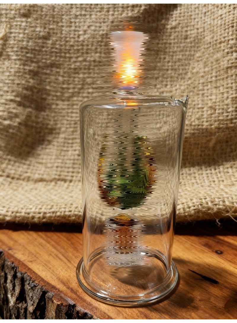 Handmade Decorative Oil Lamp for Home Decoration (Random Color)