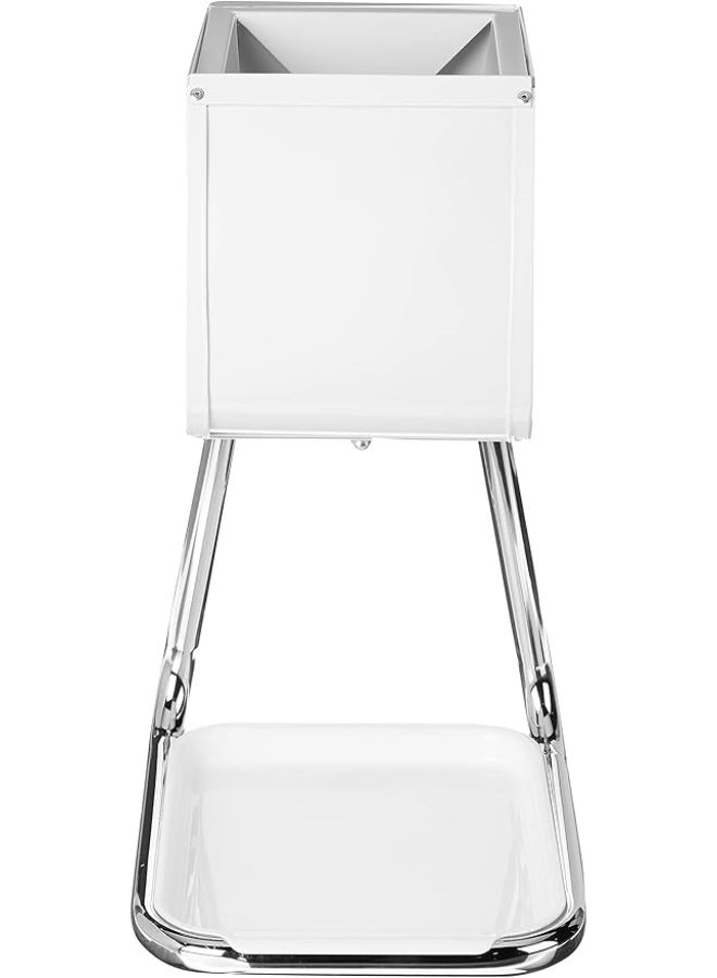 Dispense-Rite BCDS-BFL Iber Cream Cone Dispenser – White | Desktop Cone Dispenser for Smooth, Easy Cone Distribution | Durable, Sleek Countertop Dispenser for Ice Cream Shops & Food Service - Image 2