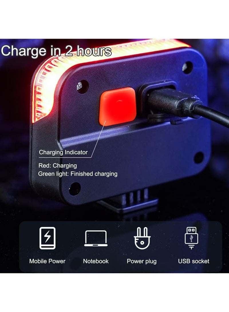 ZVEV Bicycles Rear Light Solar | Solar Powered Back Light - Rear Light Cycling Accessories, Waterproof, Bikes Safety Warning Light, for Road Bikes City Bikes - Image 4