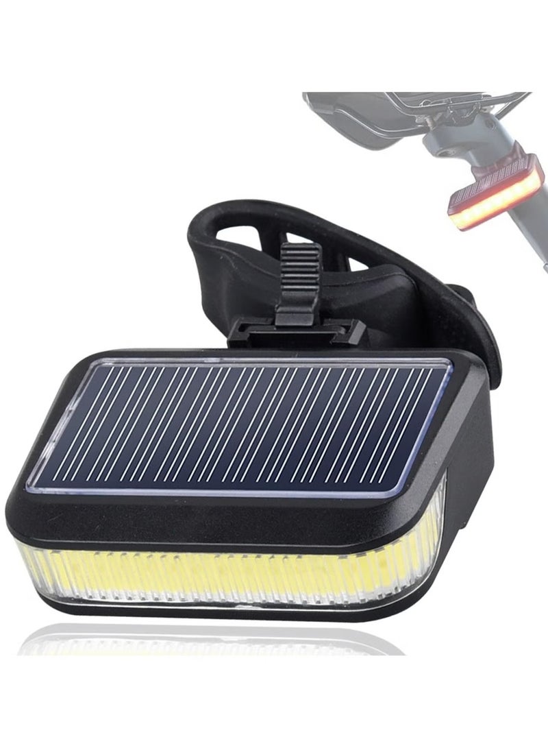 ZVEV Bicycles Rear Light Solar | Solar Powered Back Light - Rear Light Cycling Accessories, Waterproof, Bikes Safety Warning Light, for Road Bikes City Bikes - Image 1