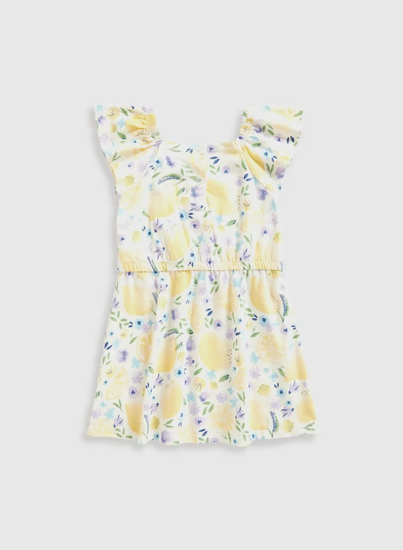 mothercare Lemon Print Dress