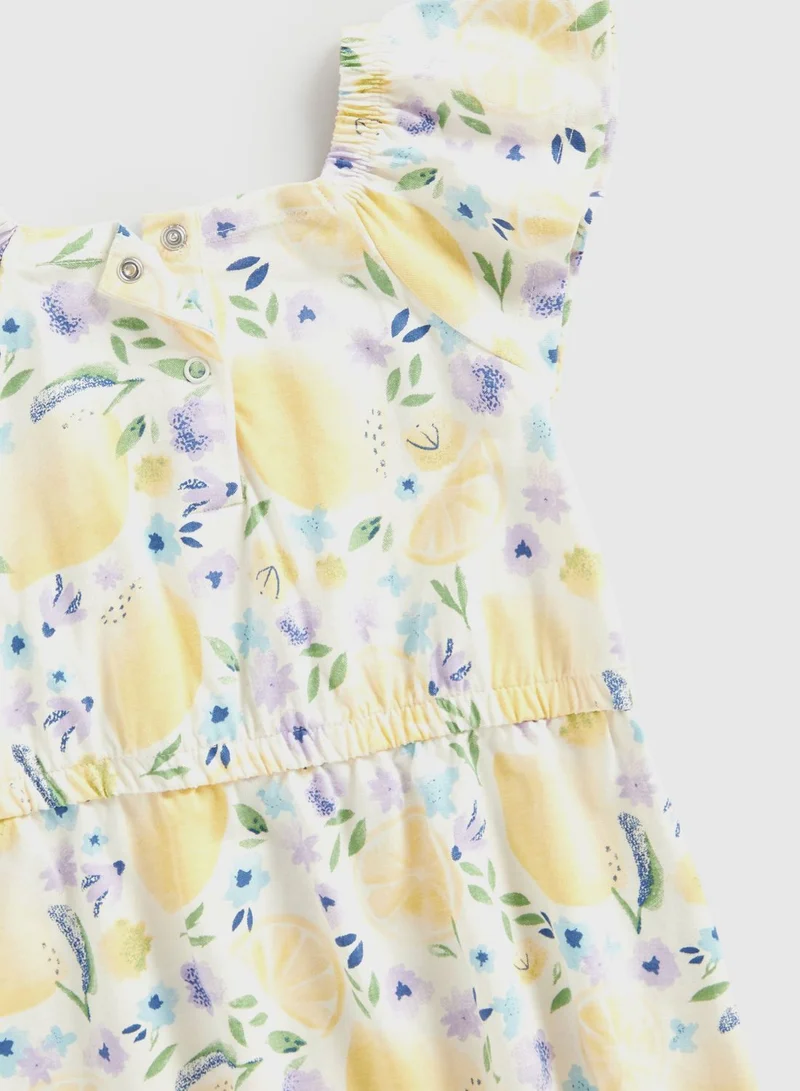 mothercare Lemon Print Dress