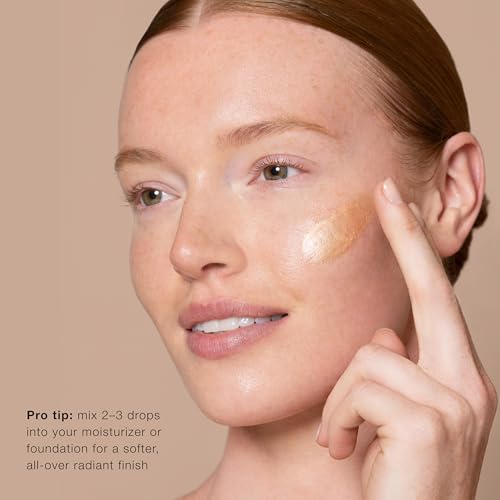 Jouer Luminizing Glow Drops Serum with 7 Niacinamide Mix 23 Drops With Moisturizer or Foundation For A Summer Glow Use With or Without Makeup 1 fl oz - Image 3