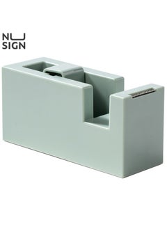 Deli Nusign ENS121 Modern Tape Dispenser - 18-60mm Width, 1Cr17 Blade & Non-Slip Silicone Base, Green  - Image 1