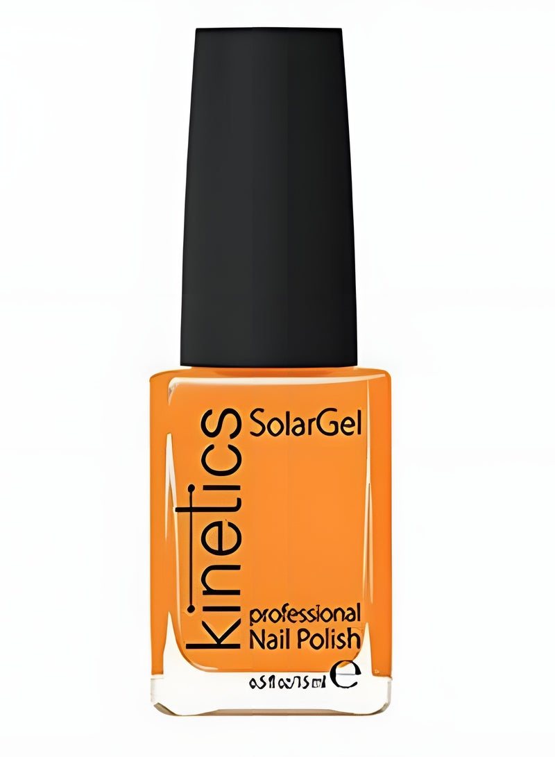 KINETICS طلاء أظافر سولارجيل بروفيشنال 15 مل | #194 برتقالي بوب