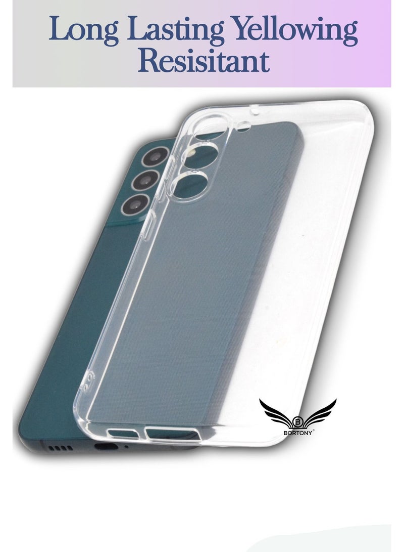 BORTONY Galaxy S23 Plus Case Transparent Thin Soft Back Cover Shockproof Anti Scratch TPU Protective Phone Case Cover for Samsung Galaxy S23 Plus 2023 - Image 4