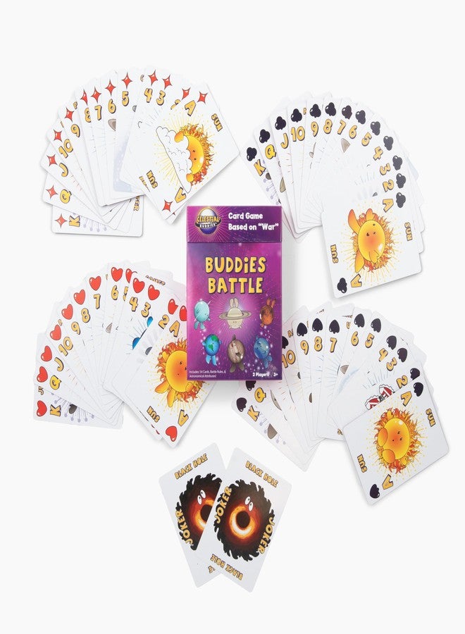 Celestial Buddies War Classic Card Game - Full 52 Card Deck, Fun for 2-4 Players, Kids Ages 3+ - Game Nights and Family Gatherings - Great Gift for Travel, Rainy Day Activities, Classrooms - Image 5