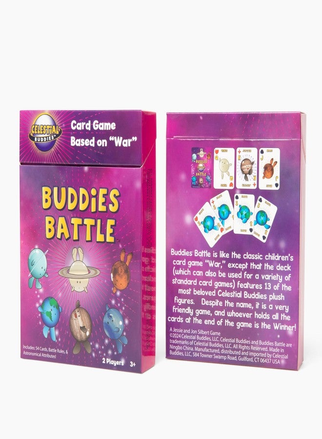 Celestial Buddies War Classic Card Game - Full 52 Card Deck, Fun for 2-4 Players, Kids Ages 3+ - Game Nights and Family Gatherings - Great Gift for Travel, Rainy Day Activities, Classrooms - Image 1