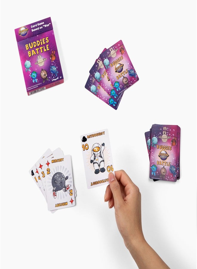Celestial Buddies War Classic Card Game - Full 52 Card Deck, Fun for 2-4 Players, Kids Ages 3+ - Game Nights and Family Gatherings - Great Gift for Travel, Rainy Day Activities, Classrooms - Image 2