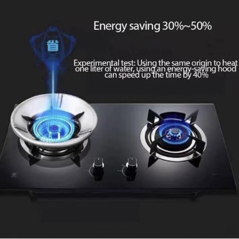 HVG TRADERS Gas Saver Burner Stand|Windproof Gas Stand for Gas Chula Stand|Gas Saver Jali|Stove Protector and Washable Stand (SILVAR, 1) - Image 2