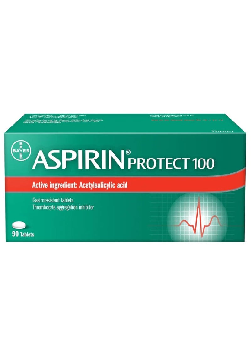 BAYER Aspirin Protect 100 Mg 90 Tablets  - Image 1