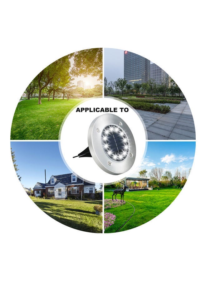 نيبمينينت شريط إضاءة LED زينة للأماكن الخارجية يعمل بالطاقة الشمسية أبيض بارد - Image 3