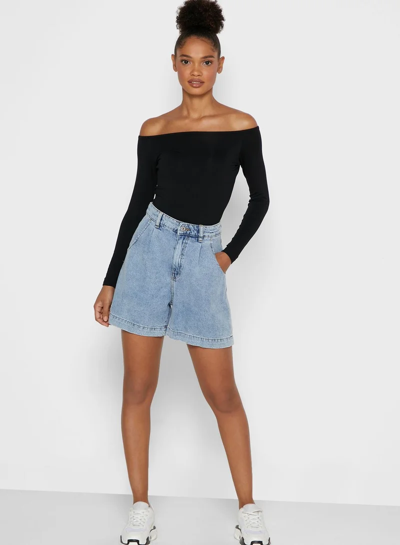Ginger Basics Off shoulder long Sleeve Top
