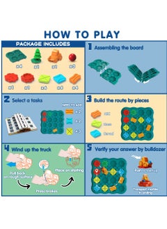 SYOSI Kids Toys STEM Board Games, Smart Logical Road Builder Brain Teasers Puzzles Games for 3 to 4 5 6 7 Year Old Boys Girls, Educational Montessori Xmas Gifts Ages 3-5 4-8 Preschool Classroom Learning  - Image 2