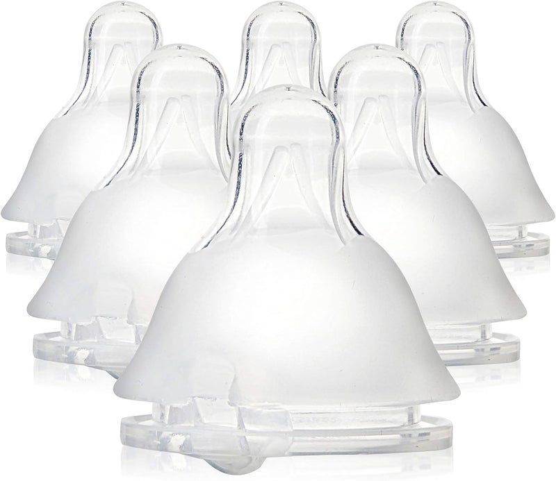 Evenflo Feeding Balance Plus Standard Neck for use with Balance Plus Standard Neck Bottles, Fast Flow for 8 Months and up, 6-Pack - Image 1