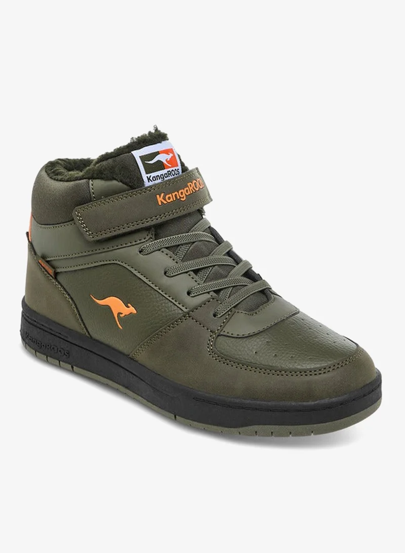 كانغاروس حذاء نسائي عالي بسير لاصق وتصميم متعدد الألواح