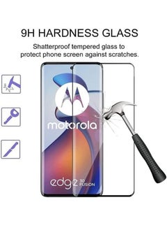 Generic Motorola Edge 40 Screen Protector, Glass Tempered Bubble Free, Anti-Scratch, Anti-Fingerprint, 9H Hardness 3D Curved Edge Screen Protection  for Moto Edge 40 Accessories  - Image 2