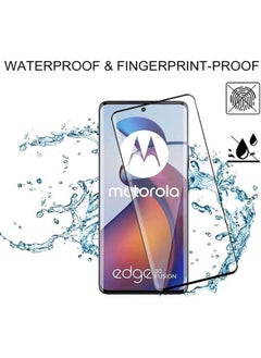 Generic Motorola Edge 40 Screen Protector, Glass Tempered Bubble Free, Anti-Scratch, Anti-Fingerprint, 9H Hardness 3D Curved Edge Screen Protection  for Moto Edge 40 Accessories  - Image 3