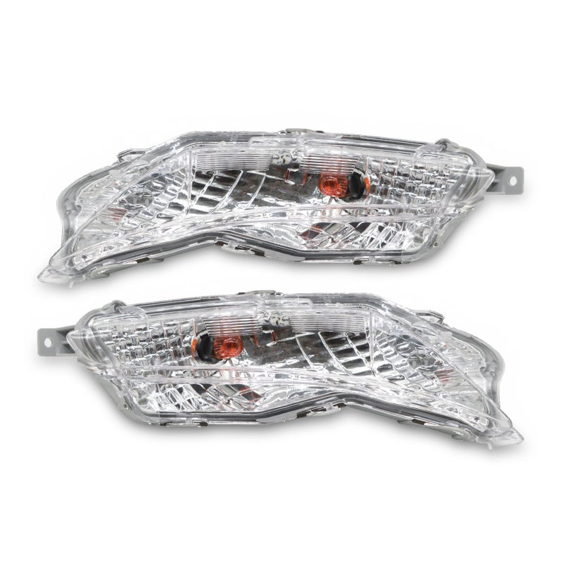 Aspaton Pair Halogen Fog Lights Assembly Compatible with Camry LE SE 2015 2016 2017 Turn Signal Light with Bulbs Driver Passenger Side Front Fog Lamps 8151006050 8152006050 TO2531153 TO2530153