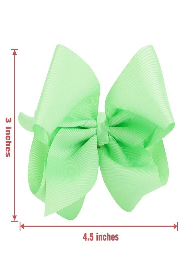 MEEDEE Mint Green Headband Girls Big Bow Grosgrain Headbands Hair Fashion Accessories for Girls Toddlers Children Theme Party Decoration School Dress Hair Band - Image 4
