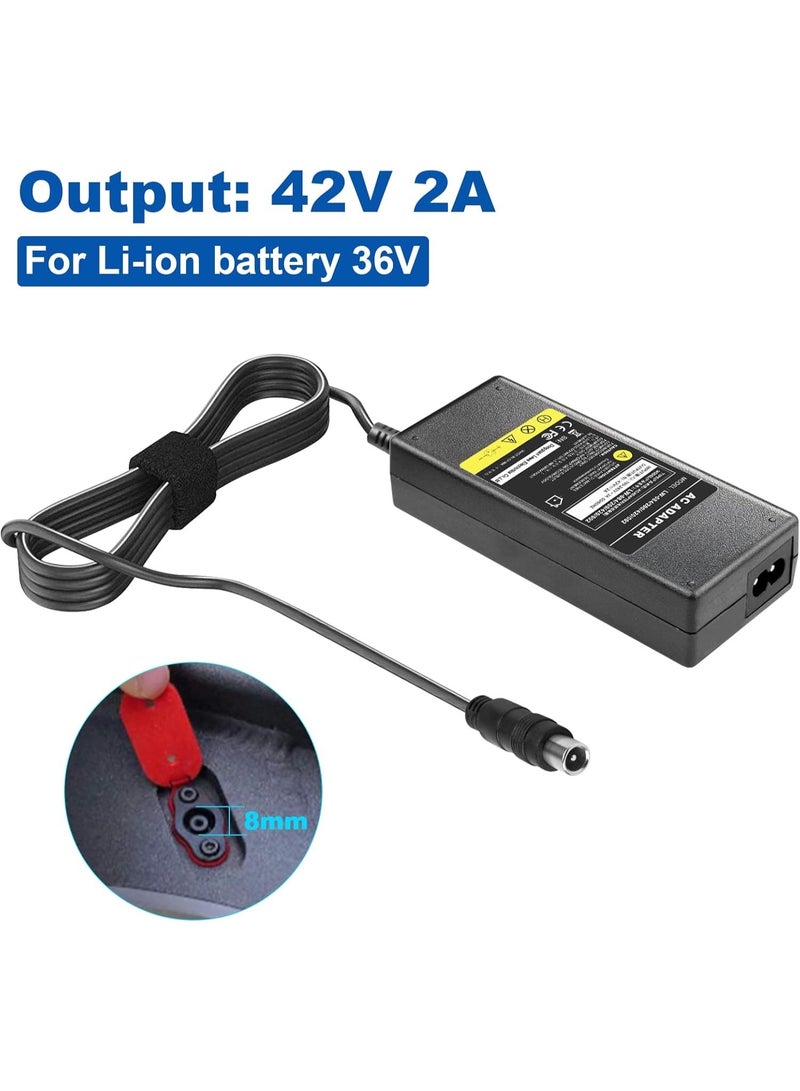 42V 2A Electric Scooter Charger, 36V Lithium Battery Pack Charger For Xiaomi M365, Pro 2 Electric Scooter and Ninebot Electric Scooter Moped ES1 / ES2 / ES3 / ES4 - Image 5